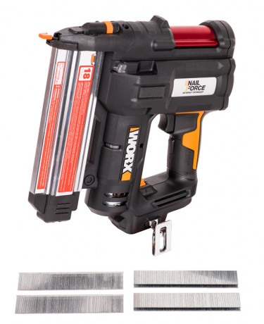 Гвозде-скобозабиватель WORX WX840.9, 20v, без АКБ и ЗУ (аккумуляторный)