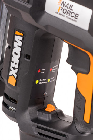 Гвозде-скобозабиватель WORX WX840.9, 20v, без АКБ и ЗУ (аккумуляторный)