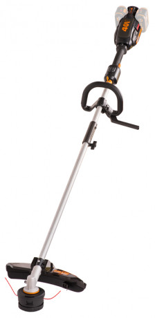 Триммер WORX NITRO WG186E.92, 40v, 38 см, без АКБ и ЗУ (аккумуляторный)