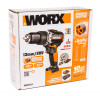 Ударная дрель-шуруповерт WORX WX373.9, 20v, 60 Нм, без АКБ и ЗУ (аккумуляторная)