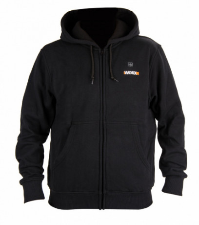 Куртка с подогревом Worx WA4660, S, темно-серая