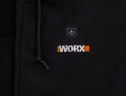 Куртка с подогревом Worx WA4660, S, темно-серая