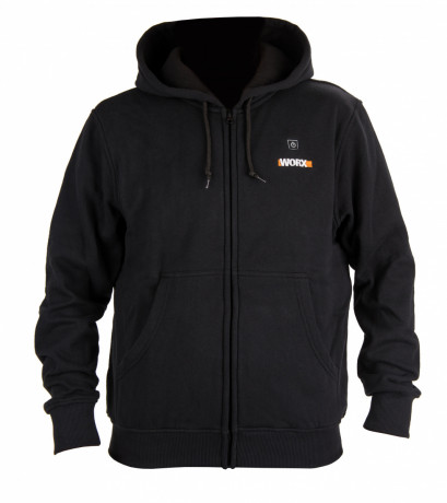 Куртка с подогревом Worx WA4660, L, темно-серая