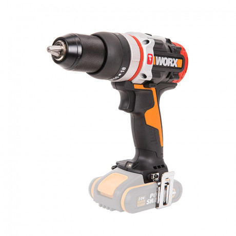 Ударная дрель-шуруповерт WORX WX354.9, 20v, 60 Нм, без АКБ и ЗУ (аккумуляторная)