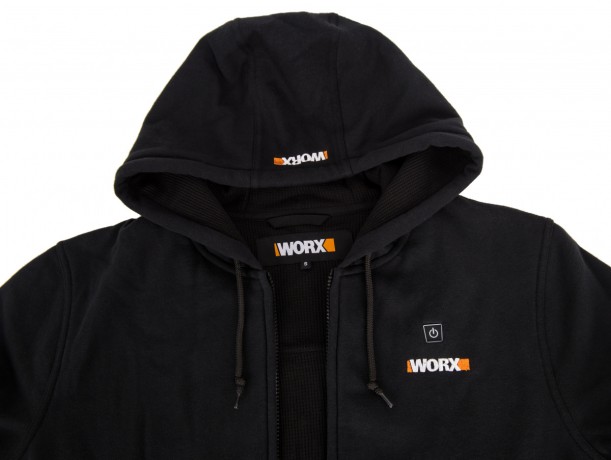 Куртка с подогревом Worx WA4660, 3XL, темно-серая
