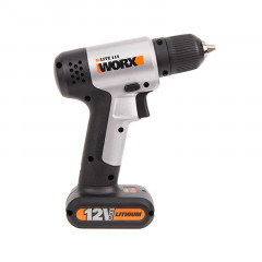 Шуруповерт WORX WX104.2, 12v, в комплекте АКБ 1.5 А·ч и ЗУ, аксессуары, (аккумуляторный)