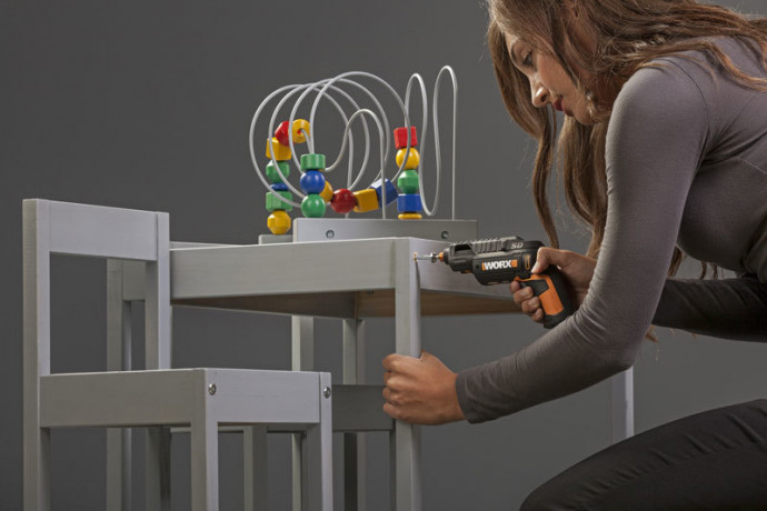 Отвертка WORX SD Slide Driver WX254.4, 4v, 3 Нм (аккумуляторная) с набором бит 5 шт