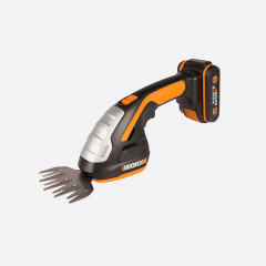 Ножницы для стрижки травы и кустарников WORX WG801E, 20v, в комплекте АКБ 2 А·ч и ЗУ (аккумуляторные)