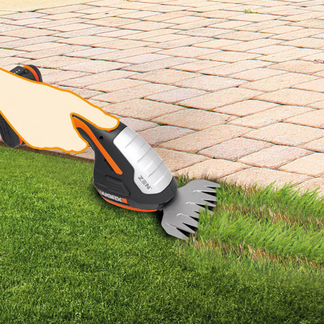 Ножницы для стрижки травы и кустарников WORX WG801E, 20v, в комплекте АКБ 2 А·ч и ЗУ (аккумуляторные)