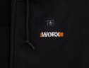 Куртка с подогревом Worx WA4660, 3XL, черная