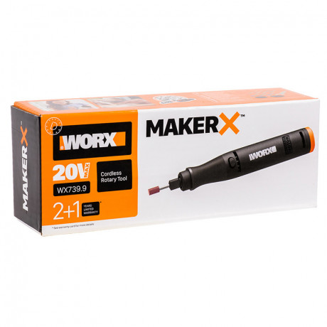 Гравировальная машинка WORX MAKER X WX739.9, 20v, без АКБ и ЗУ (аккумуляторная)