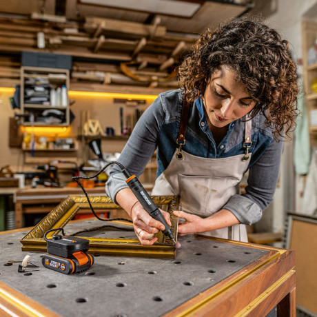 Гравировальная машинка WORX MAKER X WX739.9, 20v, без АКБ и ЗУ (аккумуляторная)