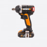 Гайковерт WORX WX279, 20v, 300 Нм, в комплекте АКБ 2х2 А·ч и ЗУ, кейс (аккумуляторный)
