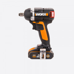 Гайковерт WORX WX279, 20v, 300 Нм, в комплекте АКБ 2х2 А·ч и ЗУ, кейс (аккумуляторный)