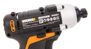 Винтоверт WORX WX290.1, 20v, 107 Нм, в комплекте АКБ 2 А·ч и ЗУ, кейс (аккумуляторный)