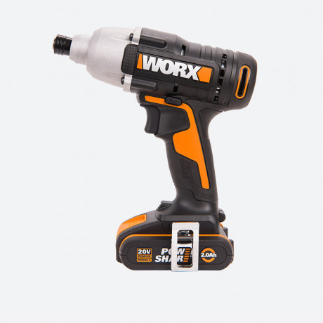 Ударный винтоверт WORX WX291, 20v, 170 Нм, в комплекте АКБ 2 А·ч и ЗУ, кейс (аккумуляторный)