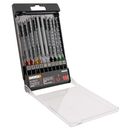 Набор пилок для лобзика WORX, 10 шт