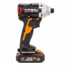 Ударный винтоверт WORX WX261, 20v, 230 Нм, в комплекте АКБ 2х2 А·ч и ЗУ, кейс (аккумуляторный)