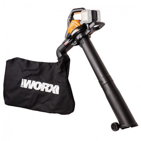 Воздуходувка + пылесос  WORX WG583E.9, 40v, без АКБ и ЗУ (аккумуляторный)
