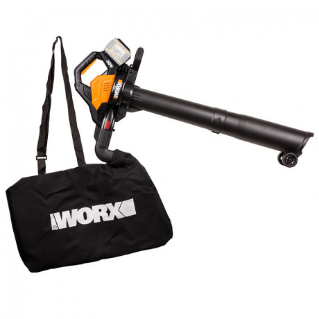 Воздуходувка + пылесос  WORX WG583E.9, 40v, без АКБ и ЗУ (аккумуляторный)