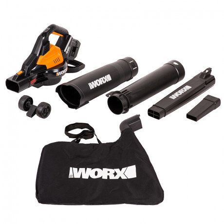 Воздуходувка + пылесос  WORX WG583E.9, 40v, без АКБ и ЗУ (аккумуляторный)
