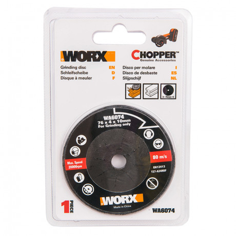 Шлифовальный диск WORX 76х4х10 мм