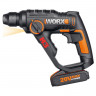 Перфоратор WORX H3 WX390.1, 20v, 1.2 Дж, в комплекте АКБ 2х2 А·ч и ЗУ (аккумуляторный)