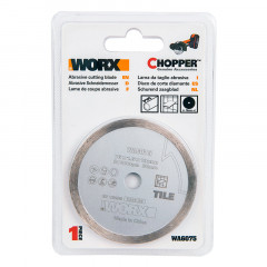 Алмазный пильный диск WORX 76х1,6х10 мм