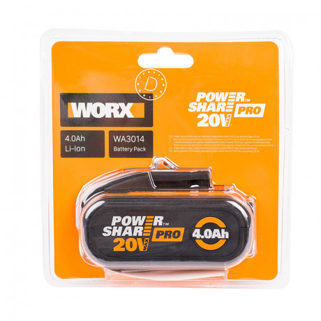 Аккумулятор WORX WA3014, 20v, 4 А·ч