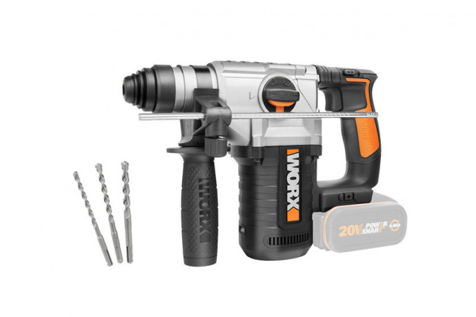 Перфоратор WORX WX392.9, 20v, 2.2 Дж, без АКБ и ЗУ (аккумуляторный)