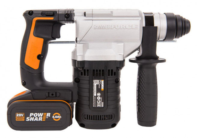 Перфоратор WORX WX392.9, 20v, 2.2 Дж, без АКБ и ЗУ (аккумуляторный)