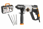 Перфоратор WORX WX339, 220v, 2.5 Дж, 800 Вт, кейс (сетевой)