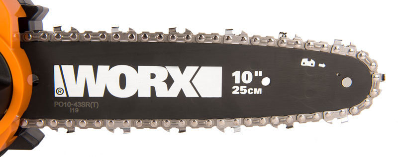 Цепная пила WORX WG322E.9, 20v, 25 см, без АКБ и ЗУ (аккумуляторная)