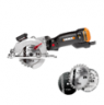 Циркулярная пила (дисковая) WORX WX437, 220v, 120 мм, 800 Вт, кейс (сетевая)