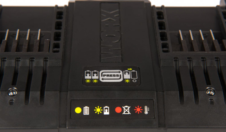 Двойное зарядное устройство WORX WA3869, 20v, 1 A