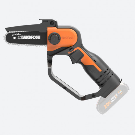 Цепная пила WORX WG324E.9, 20v, 12 см, без АКБ и ЗУ (аккумуляторная)