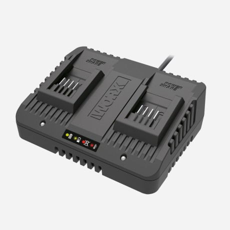 Двойное зарядное устройство WORX WA3772, 20v, 1 A