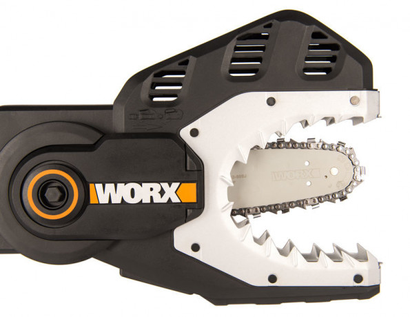 Цепная пила WORX JawSaw WG329E.5, 20v, 15 см, в комплекте АКБ 2 А·ч и ЗУ (аккумуляторная)