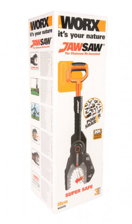Цепная пила WORX JawSaw WG329E.5, 20v, 15 см, в комплекте АКБ 2 А·ч и ЗУ (аккумуляторная)