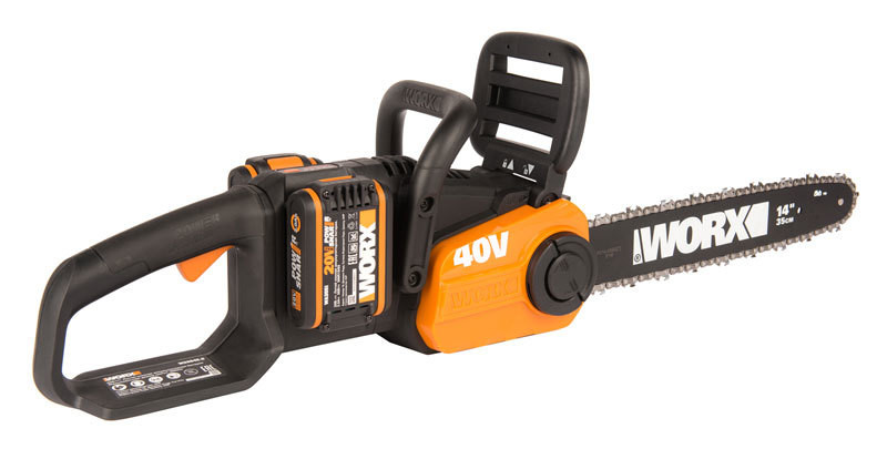 Цепная пила WORX WG384E.9, 40v, 35 см, без АКБ и ЗУ (аккумуляторная)