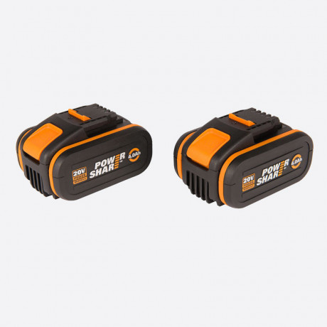 Комплект WORX WA3553.2: АКБ 2x4 А·ч