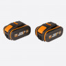 Комплект WORX WA3553.2: АКБ 2x4 А·ч