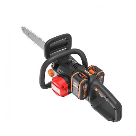 Цепная пила WORX NITRO WG385E, 40v, 40 см, в комплекте АКБ 2х4 А·ч и ЗУ (аккумуляторная)