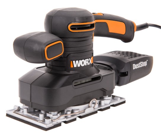 Виброшлифмашина WORX WX641, 220v, 250 Вт (сетевая)