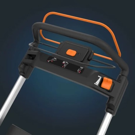 Газонокосилка аккумуляторная самоходная, бесщеточная WORX WG761E, 80В 51СМ (АКБ 4х4Ач, ЗУ 2х2A)