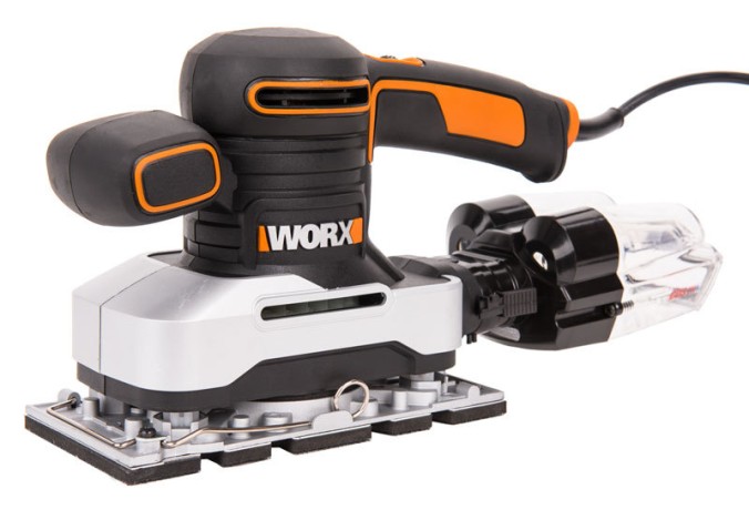 Виброшлифмашина WORX WX642.1, 220v, 270 Вт (сетевая)