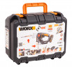 Лобзик + сабельная пила WORX Axis WX550.1, 20v, в комплекте АКБ 2x2 А·ч и ЗУ, кейс (аккумуляторная)