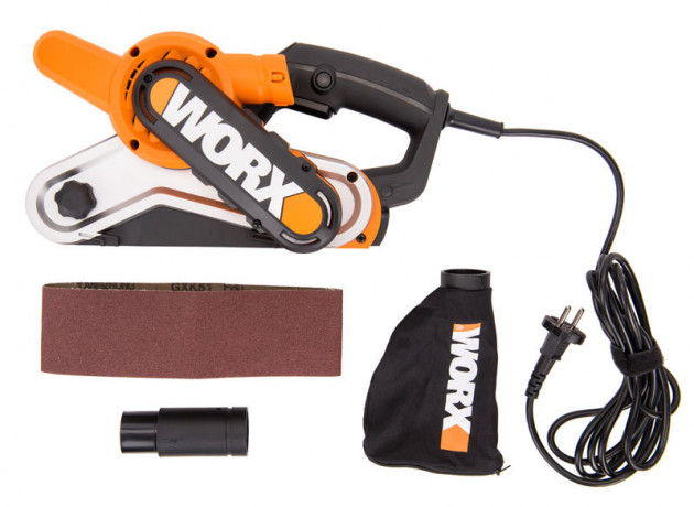 Ленточная шлифмашина WORX WX661.1, 220v, 76 x 533 мм, 950 Вт (сетевая)
