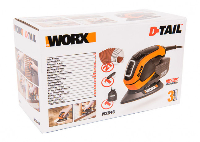 Мультифункциональная шлифовальная машина WORX WX648, 220v, 65 Вт (сетевая)