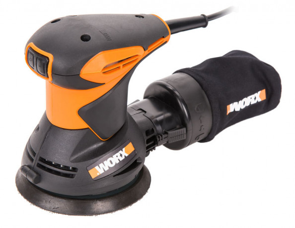 Орбитальная шлифовальная машина WORX WX652.1, 220v, 125 мм, 300 Вт (сетевая)